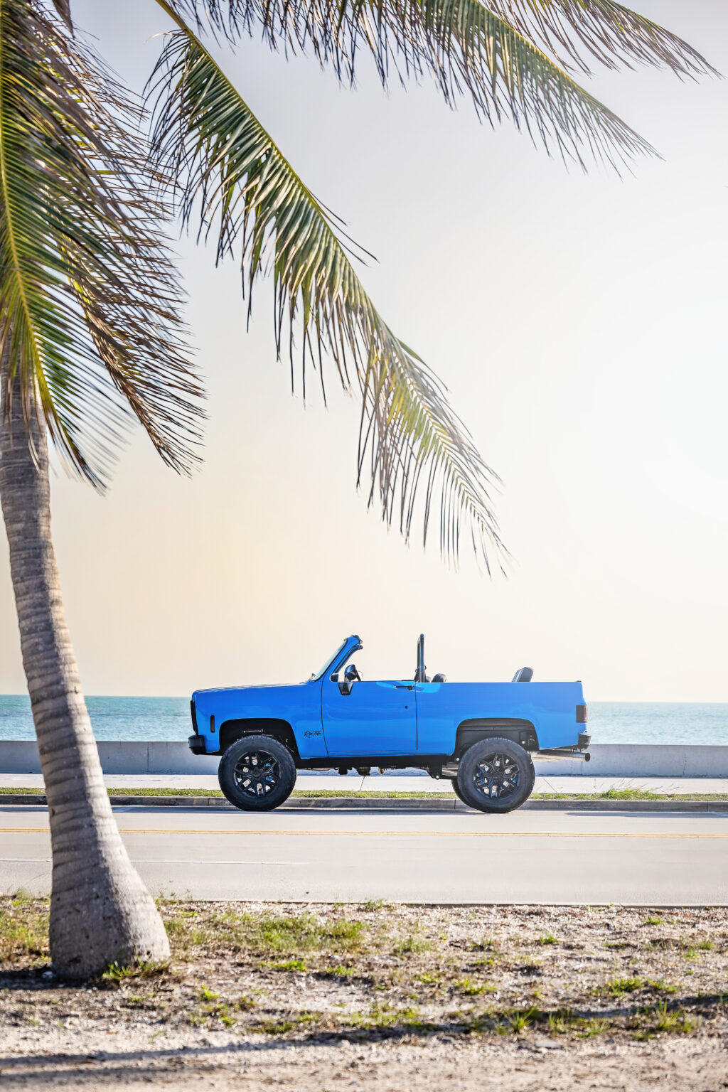 Riptide K5 Blazer on the beach at sunset