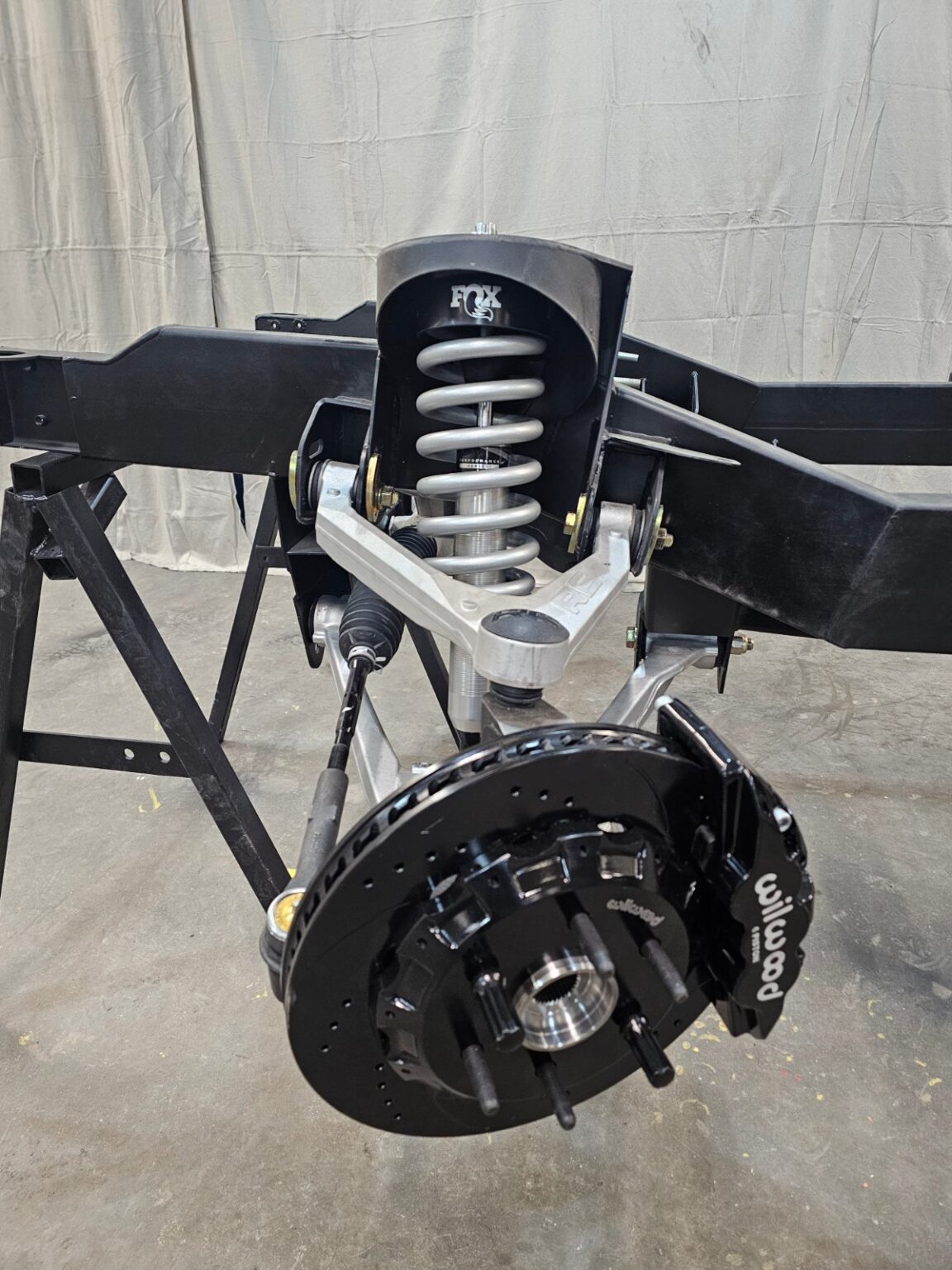 Wilwood front big brake and coilover on a Frame-Werx IFS corner
