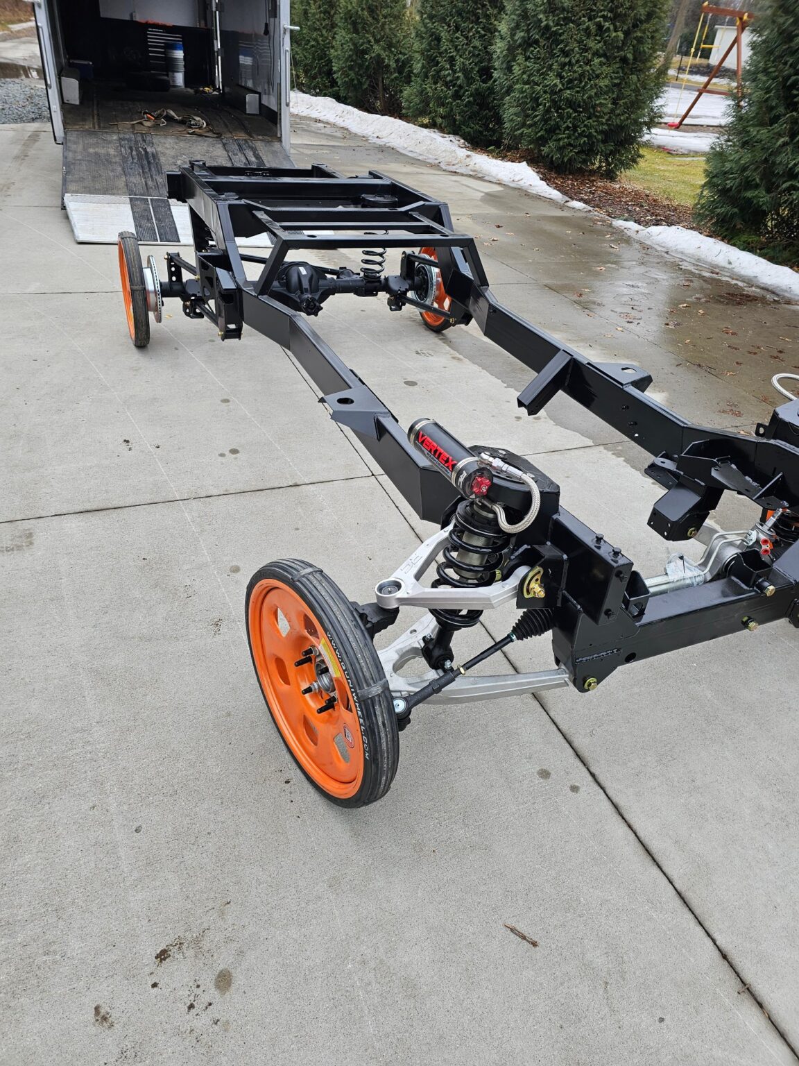 Frame-Werx rolling chassis with front suspension
